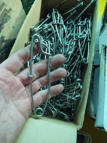 Lotto clip acciaio inox - (50),