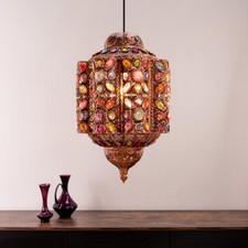 Plafoniera bronzo marocchino