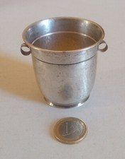 Secchiello ghiaccio vintage argento massiccio champagne miniatura marcato - Made in Italy