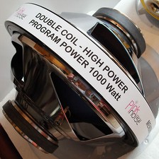  WOOFER 38 cm (15") DUALWOOFER IN PUSH-PULL  1000 W BASSA DISTORSIONE  