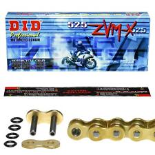 Catena DID 525 ZVMX G&G 114 maglie aperte rivetto ZVM-X GOLD X-Ring rinforzata