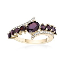 2.15Ct Oval & Round Garnet