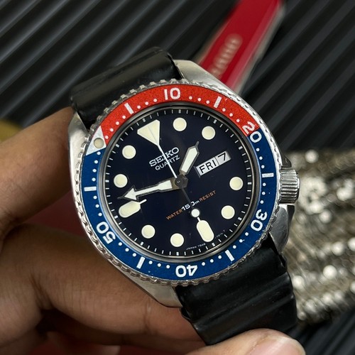 Seiko pepsi diver quartz - pepsi,