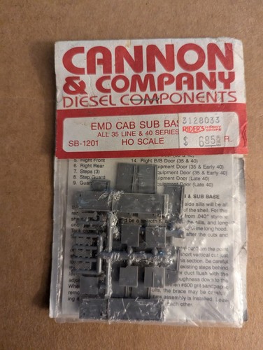 Cannon company 1201 emd - sb-1201,