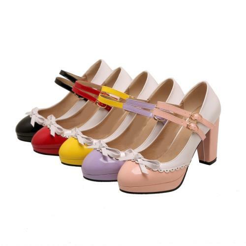 Scarpe donna lolita cinturino - lolita,