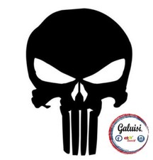 ADESIVO STICKER TESCHIO PUNISHER per AUTO, MOTO, BICI, PARETE, CASCO...
