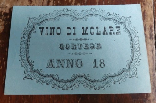 Etichetta vino vini epoca 1800 - epoca,