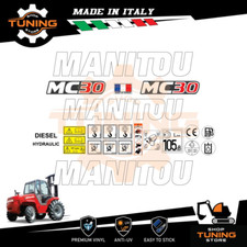 Kit Adesivi Mezzi da Lavoro Manitou Carrello Elevatore MC30 Serie 3-E2
