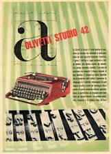 PUBBL. 1940 OLIVETTI STUDIO 42
