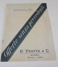  ( 1524)  Industria Biancheria E. Frette & C. Monza Milano Roma - Primavera 1895