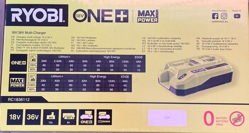 Ryobi rc18 multicharger - ryobi, rc18-36