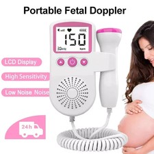 Doppler fetale battito Cuore Bambino Frequenza Cardiaca Monitor Gravidanza Mamma