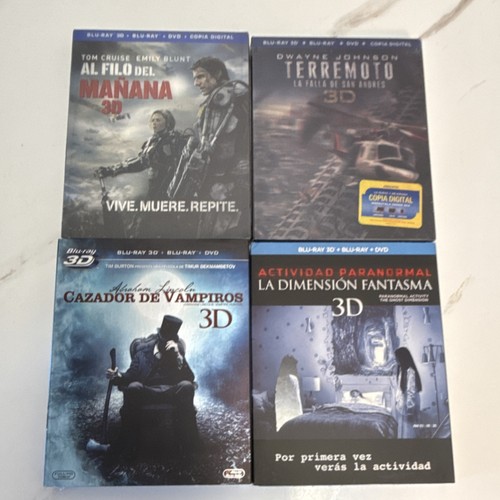 Lote blu ray español - 3d, español: