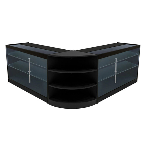 Set bancone nero apollo - nero, led