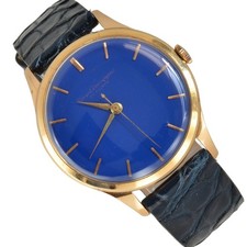 GIRARD PERREGAUX Classic 35MM quadrante laccato blu oro rosa 18KT automatico 1950