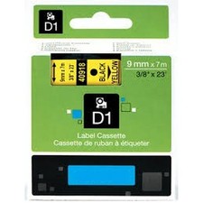 Nastro Nero su Giallo (9 mm X