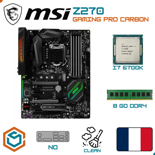 Kit carte mère msi - carte,