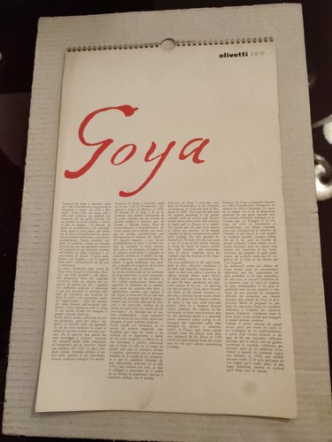 1970 goya calendario - 1970,