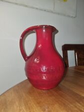 Brocca Ceramica Ernestine Salerno Rosso Selenio No Vietri Arte Modernariato 