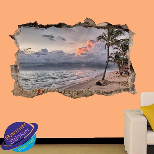 Adesivo arte parete mare - parete,