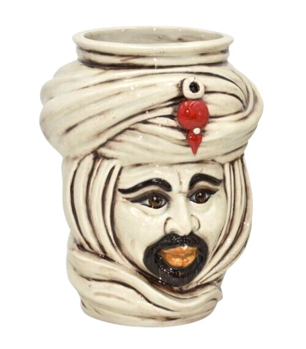 Vaso testa moro - di,