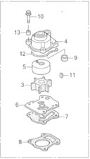 Kit pompe acqua rep Honda