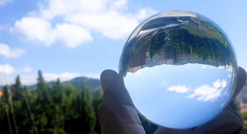 Sfera cristallo trasparente - sfera,