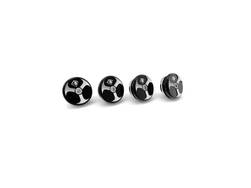 Kit tappi telaio nero - kit,