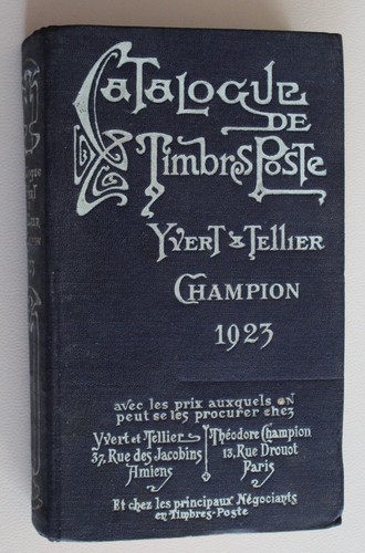 1923 catalogo mondiale - catalogo,