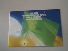CATALOGO DEPLIANT BROCHURE JOHN DEERE TRATTORI MIETITREBBIA ECC (IN FRANCESE)