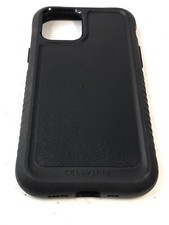 Custodia telefono iPhone 12 12pro con protezione antibatterica nera impugnatura vetrina