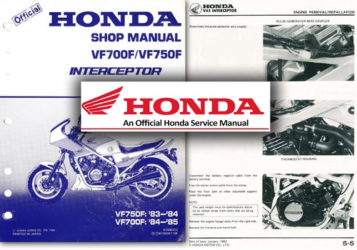 Honda vf750f manuale uso - manuale,