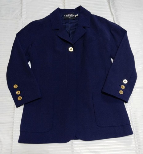 Giacca blazer chanel autentica - blazer,