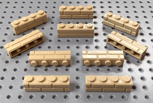 Lego tan 1x4 mattone - 1x4, di