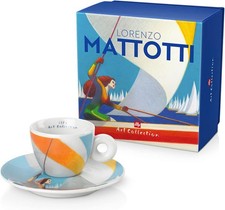 Illy Art Collection Barcolana 2019 Lorenzo Mattoti Set Tazzine Espresso, Nuove OVP