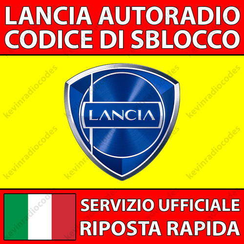 Lancia radio codice di - radio,