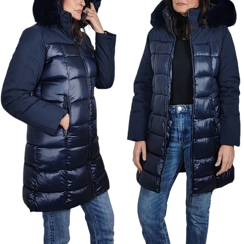 Piumino donna lungo cappuccio - donna,