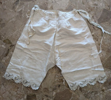 Culotte antiche mutande biancheria intima con ricamo a mano Primo 900