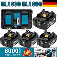 4x Batteria 18V 6000mAH per