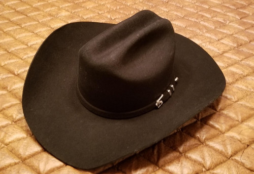 Cappello cowboy nero - da,