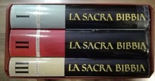 LA SACRA santa BIBBIA Marietti 1961 3 volumi in cofanetto COMPLETA