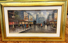 Bellissimo quadro 58x28 olio