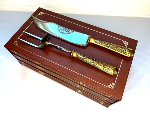 Set intaglio carne vintage