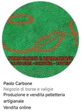 PAOLO CARBONE-GIACCA DI PELLE ARTIGIANALE-TG.XL-LEATHER JACKET-BIKER-CAFE RACER-