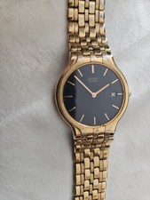 SeikoQuartz Date Base Tono Oro