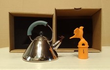 ?☀️Alessi Miniature BIRD KETTLE 9093 M bollitore?1985+ Ricam. Uccellino Giallo