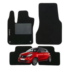 Set Tappeti in Moquette Adatti per SMART Forfour dal 2014 - (con 2 Attacchi)