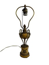 Lampada da tavolo, inizio XX secolo, stile Impero, bronzo e onice