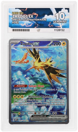 Ace zapdos 202 165 s - ex, 202/165