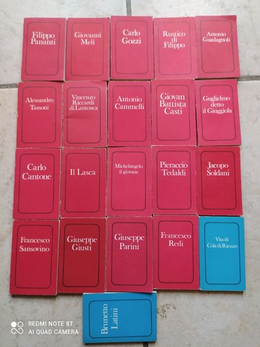 Lotto mini libri redi - lotto, 21
